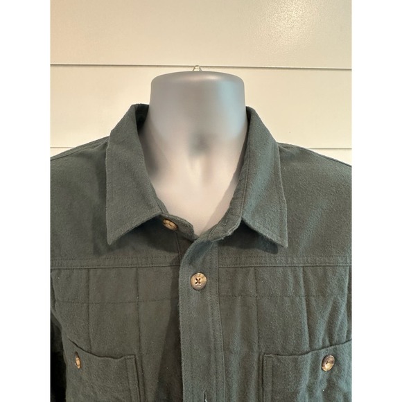 Cabela’s Forest Green Quilted & Lined 100% Cotton Jacket XL - Picture 2 of 16